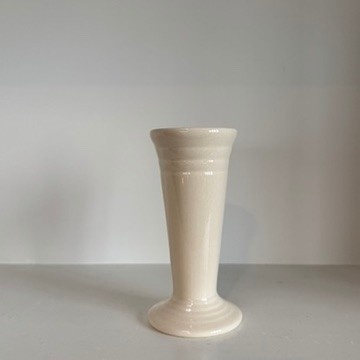 Bauer Pottery Bauer Classic Ringware Trumpet Bud Vase Gloss White - 6"