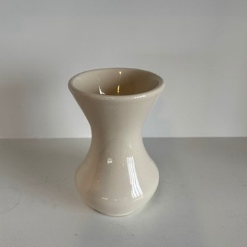 Fred Johnson Gloss White Small Vase #214 - 6in