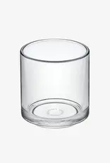 Hasami Hasami Clear Glass with Ash Wood Round Tray with Tight Seal - 3.3/8"' x 1.1/4''
