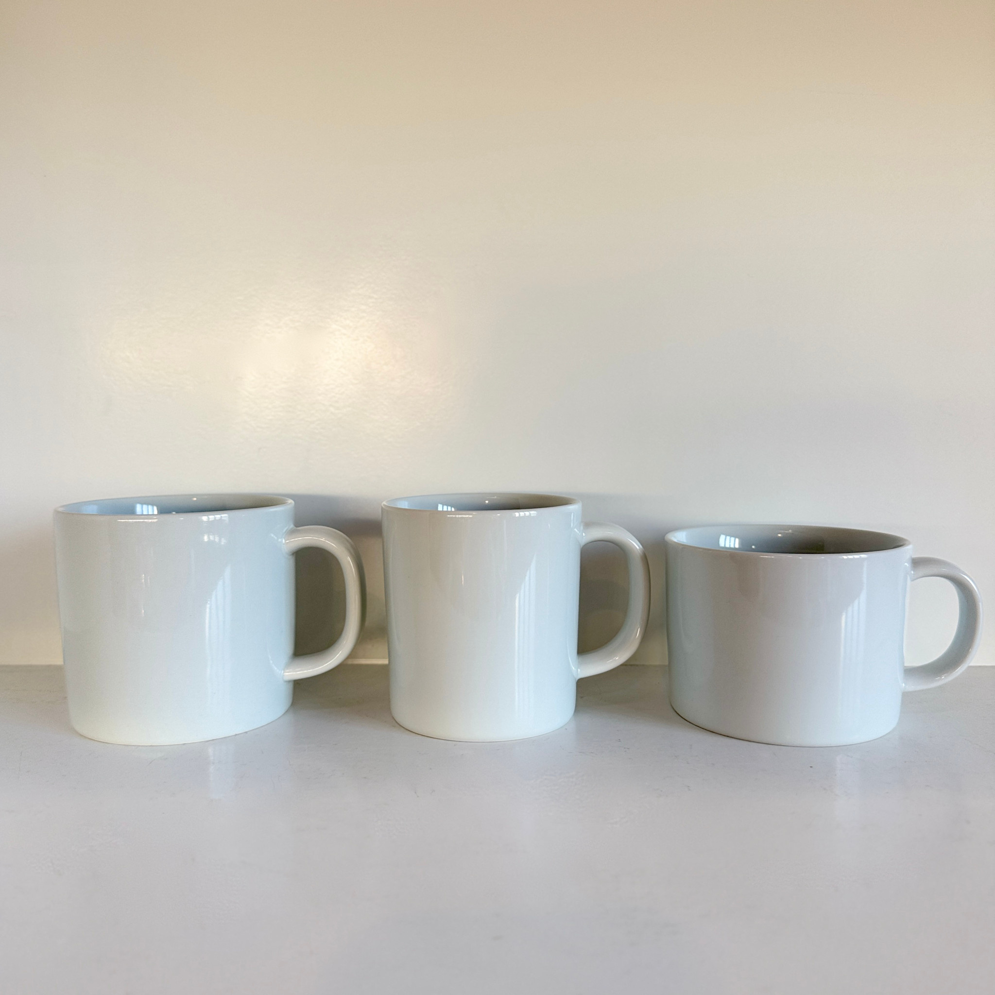 Common Everyday White Porcelain Mug - 15.8oz Large