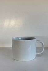 Common Everyday White Porcelain Mug Low- 13oz