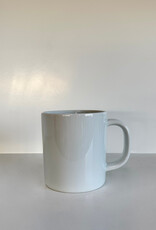 Common Everyday White Porcelain Mug - 10oz