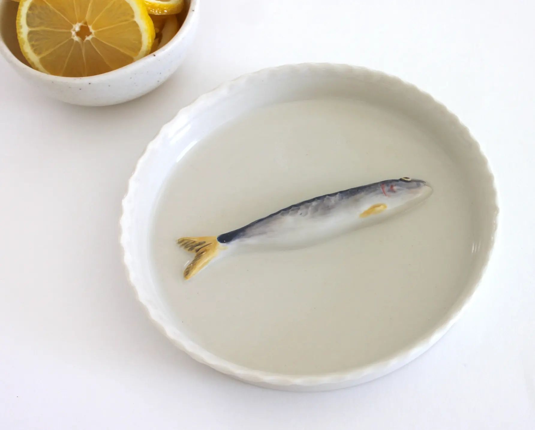 Porcelain Sardine Tray - 6.5"