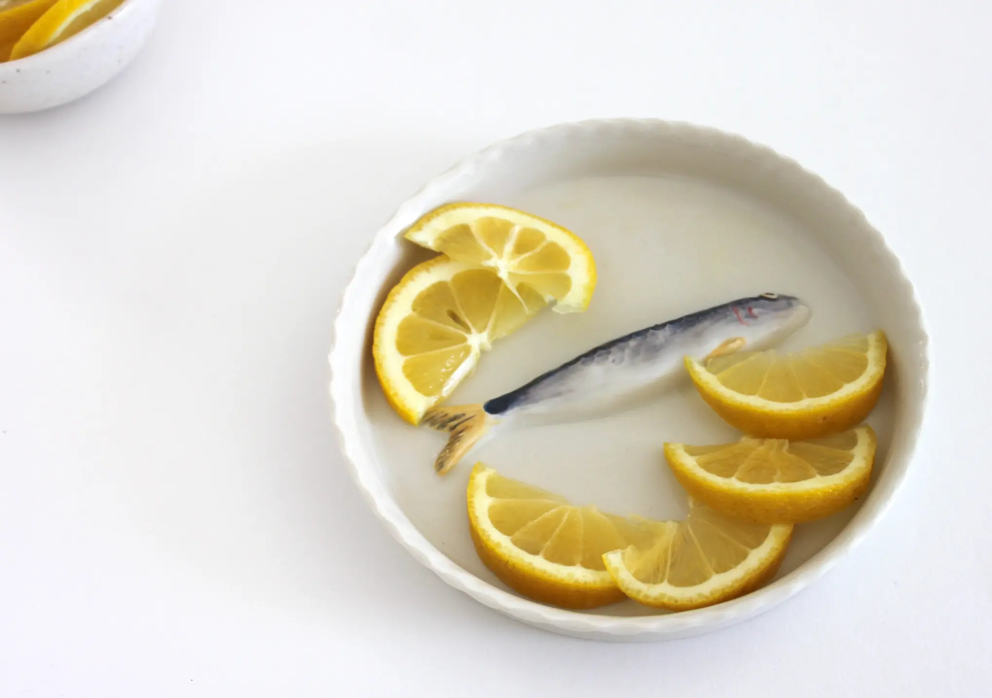 Porcelain Sardine Tray - 6.5"