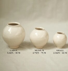 Jay Mini Moon Jar Ceramic Vase 6cm