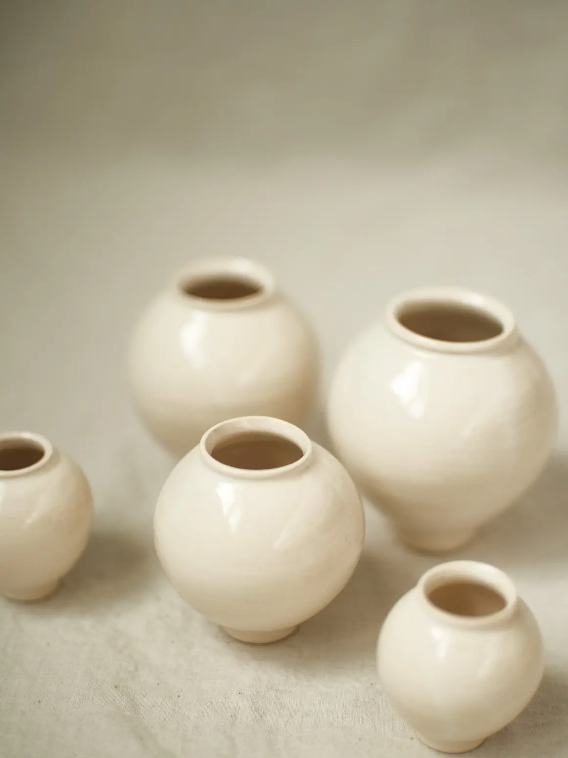 Jay Mini Moon Jar Ceramic Vase 6cm