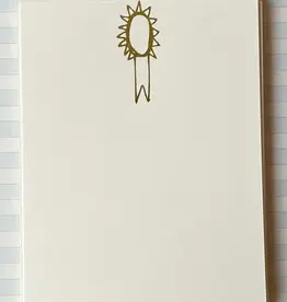 Parcel Parcel Press Prize Ribbon Gold Foil Pressed Stationery -Set of 8