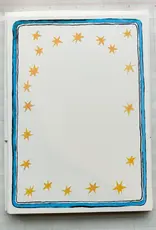 Parcel Parcel Press Yellow Star & Blue Ribbon Frame Stationery - Set of 8