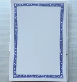 Parcel Parcel Press Blue Star Banner Stationery - Set of 8