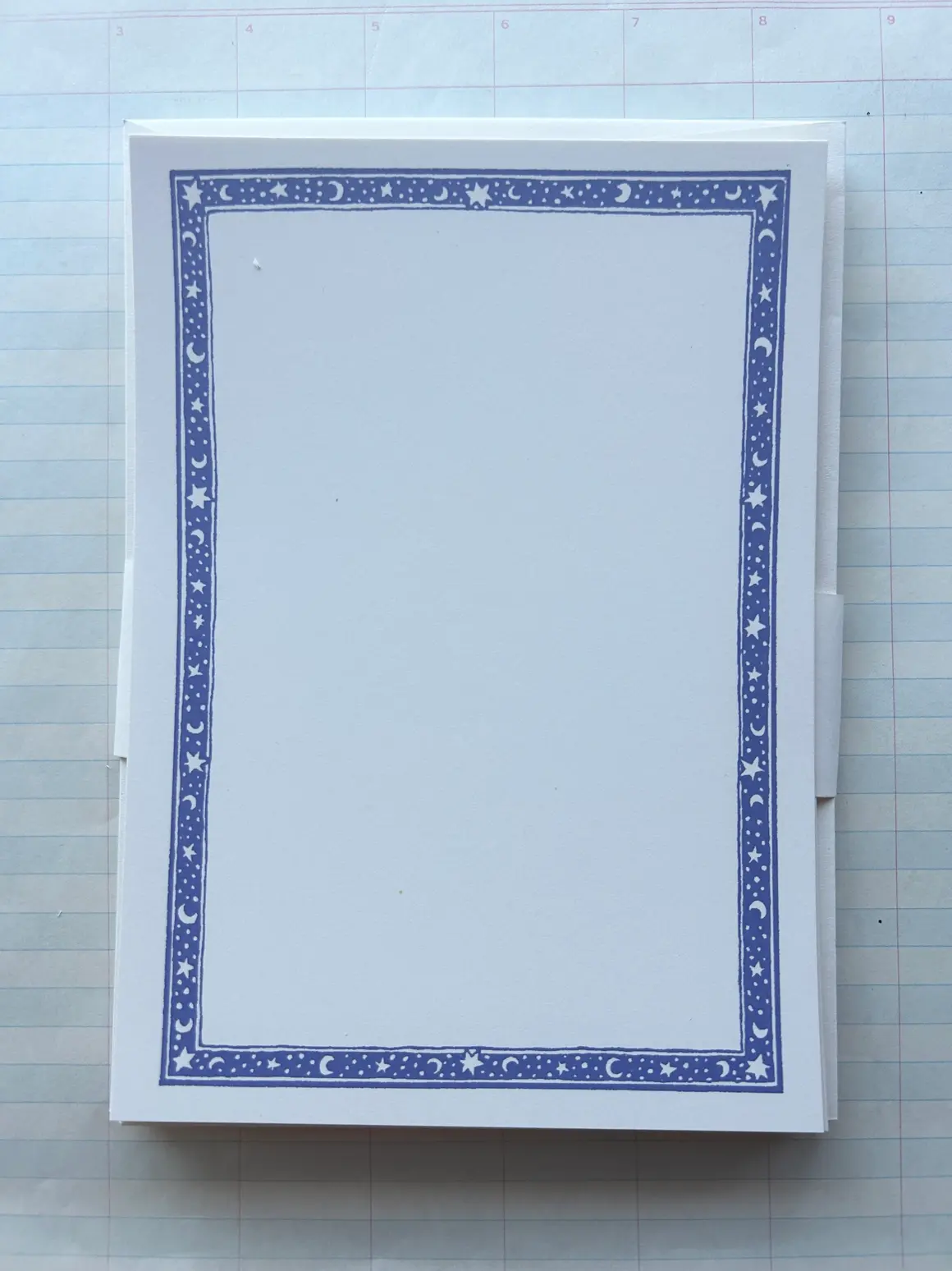 Parcel Press Blue Star Banner Stationery - Set of 8
