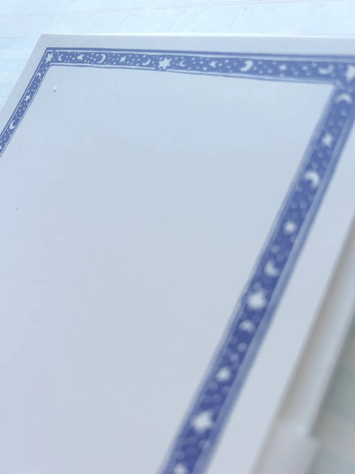 Parcel Parcel Press Blue Star Banner Stationery - Set of 8