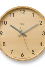 Lemnos Clocks Lemnos Plywood S GY Clock - 10"