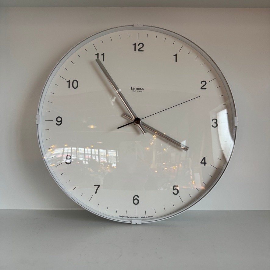 Lemnos Clocks Lemnos White Biome Clock - 12.6"