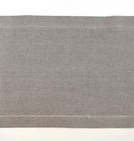 Hemstitch Linen Placemat - 13" x 19" Natural Flax