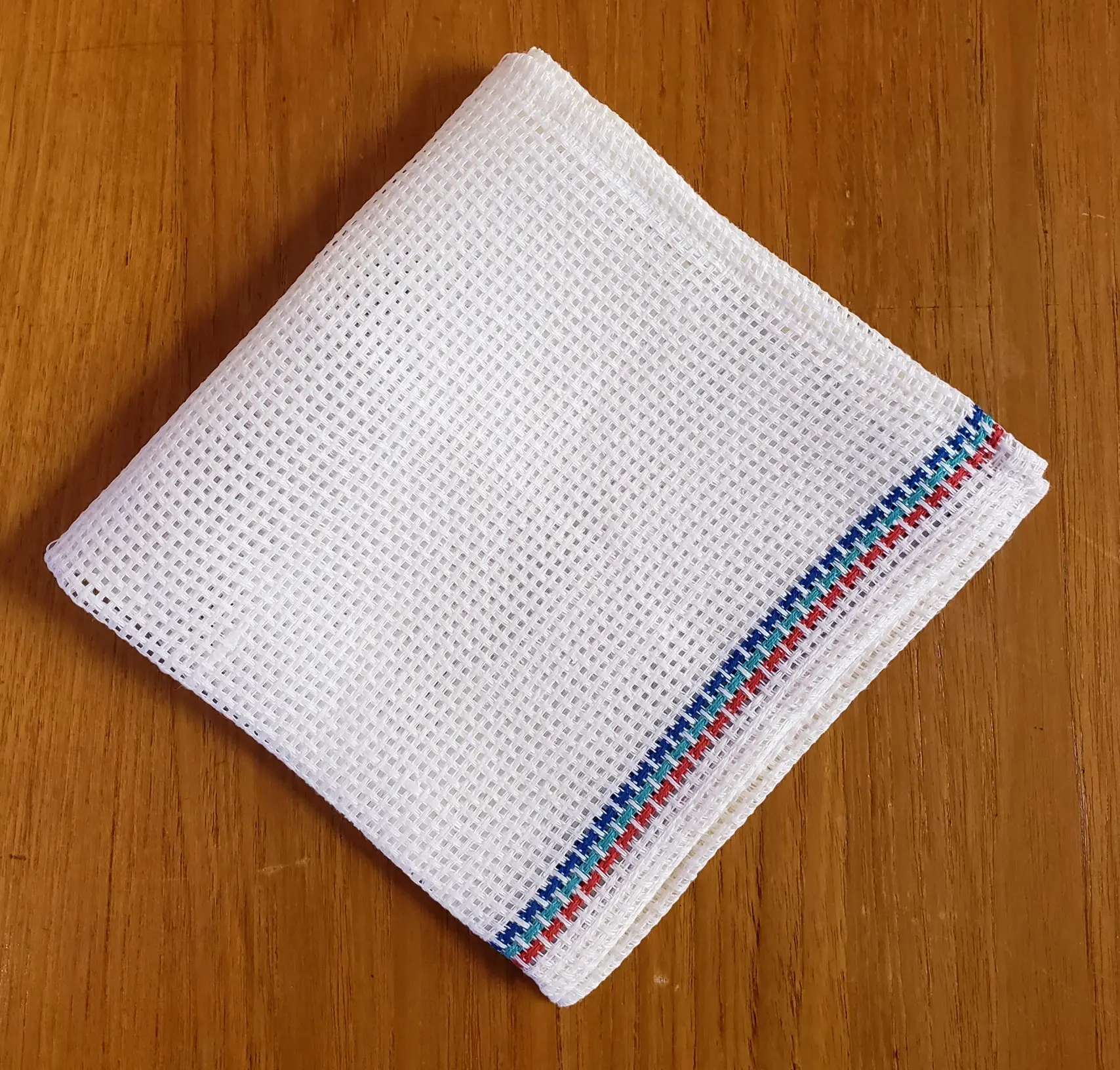 Traditional Open Weave Linen Dish Towel - 15"