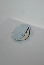 Parcel Press Watercolor Crescent Moon Stationery - Set of 8