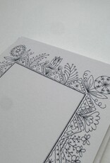 Parcel Press Folk Floral Frame - Set of 8