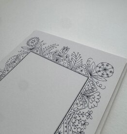 Parcel Press Folk Floral Frame - Set of 8