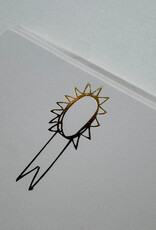 Parcel Press Prize Ribbon Gold Foil Pressed Stationery -Set of 8