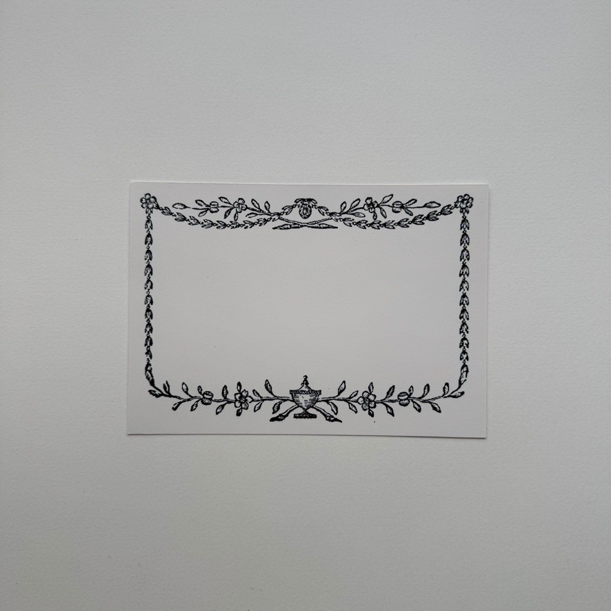 Parcel Press Printers Specimen Frame Cards - Set of 8