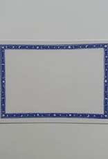 Parcel Press Blue Star Banner Stationery - Set of 8