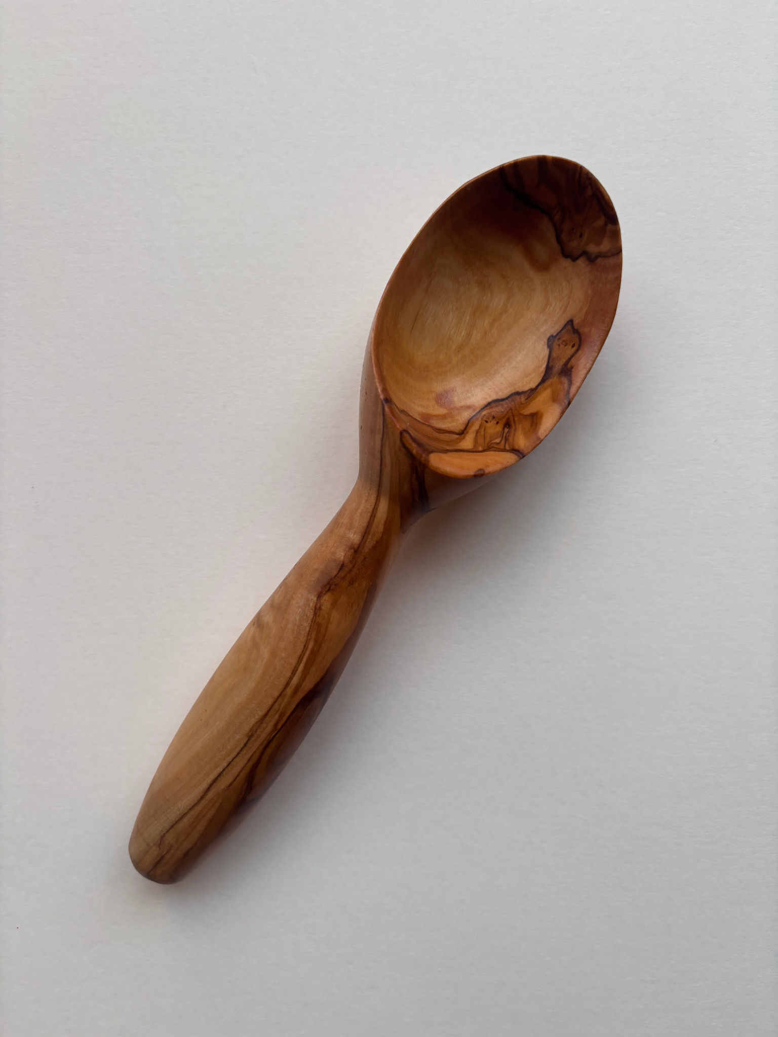 Hand-Carved Olivewood Ice Cream Scoop
