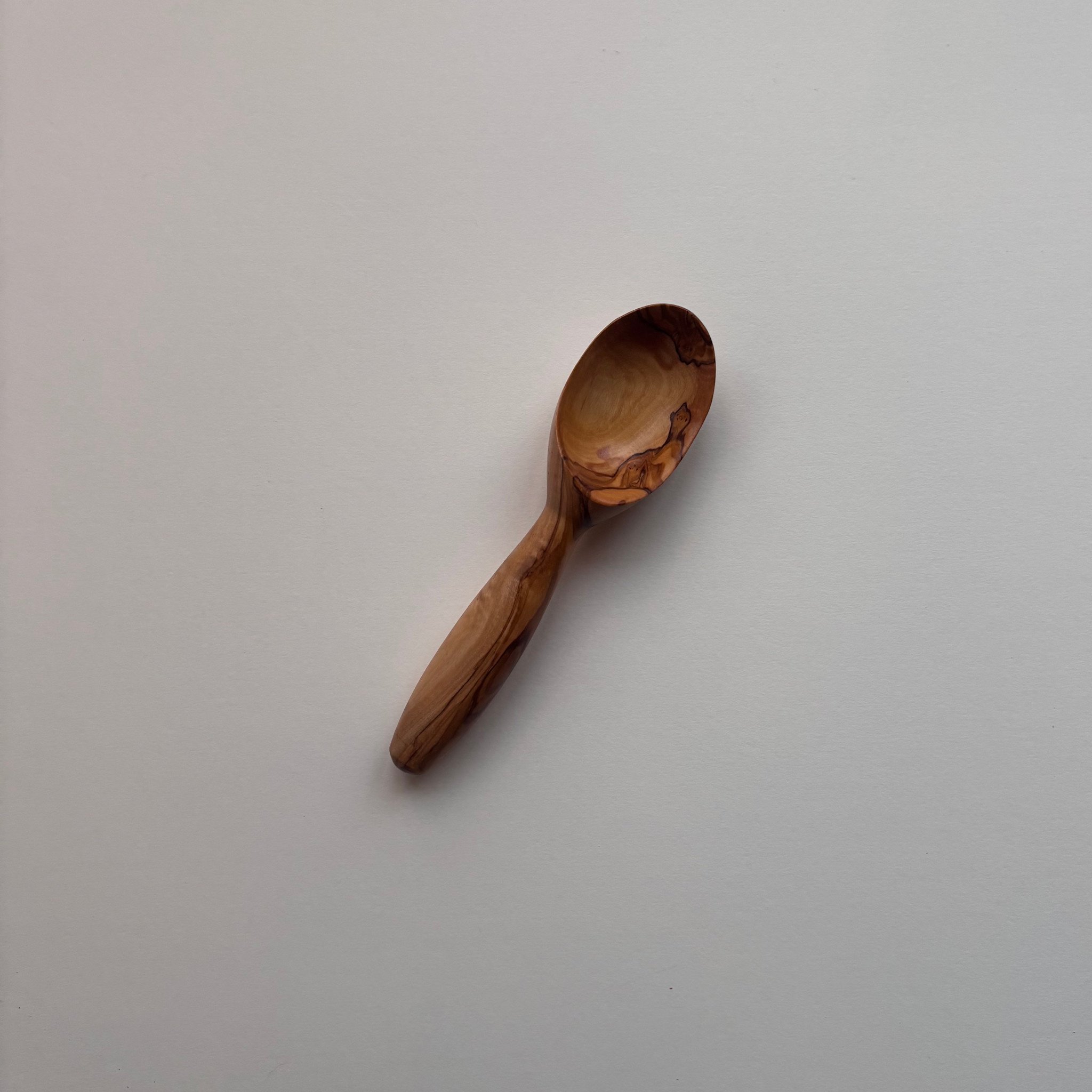 Hand-Carved Olivewood Ice Cream Scoop