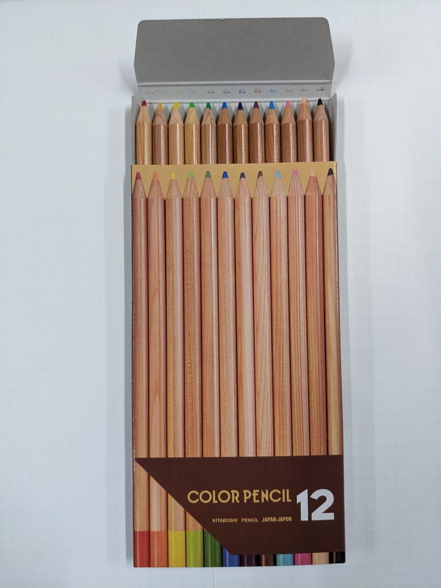Kita-Bosha Pencils - 12 Rainbow Colors