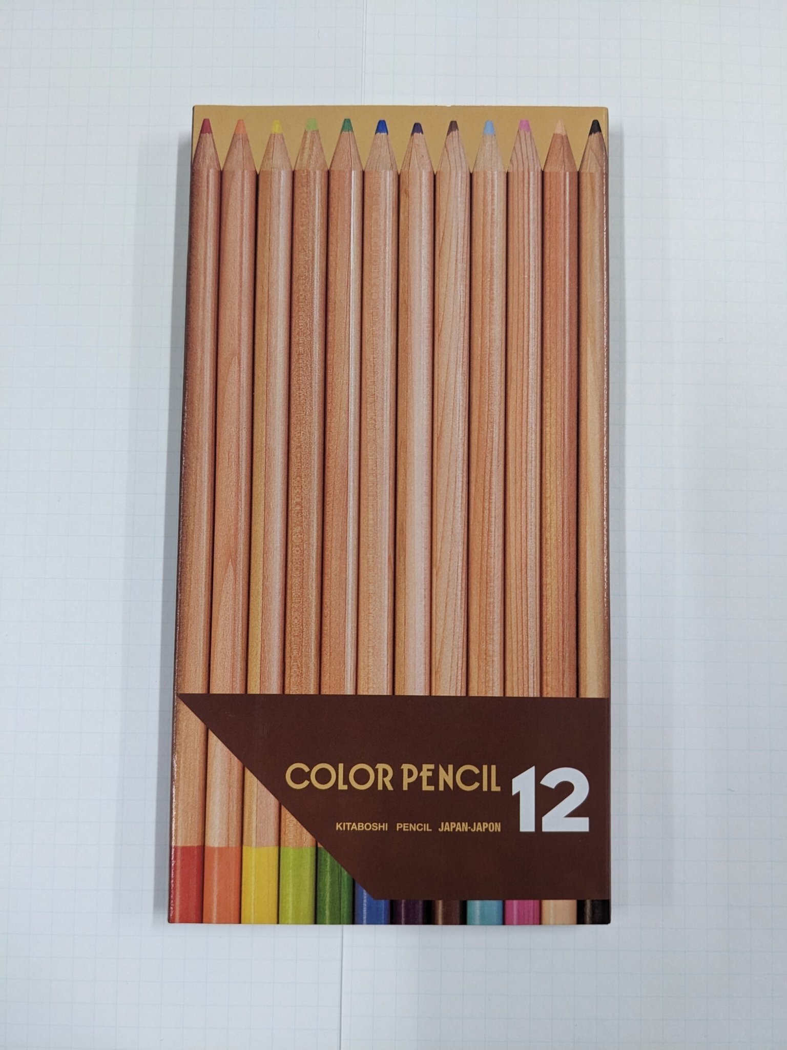 Kita-Bosha Pencils - 12 Rainbow Colors