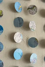 Paper Garland - Vintage Nat Geo Atlas Map Circles