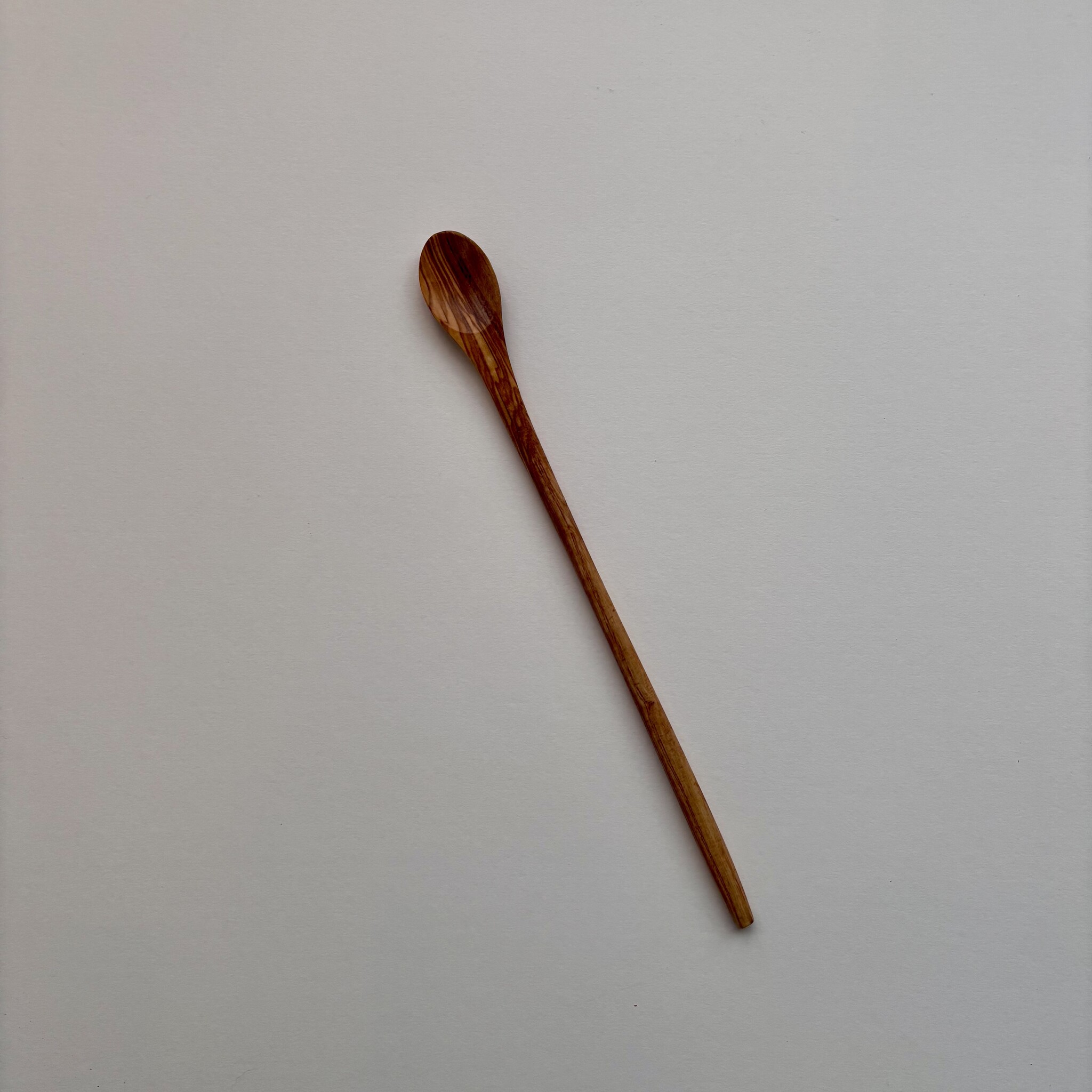 Olivewood Long Skinny Stirring Spoon - 10in