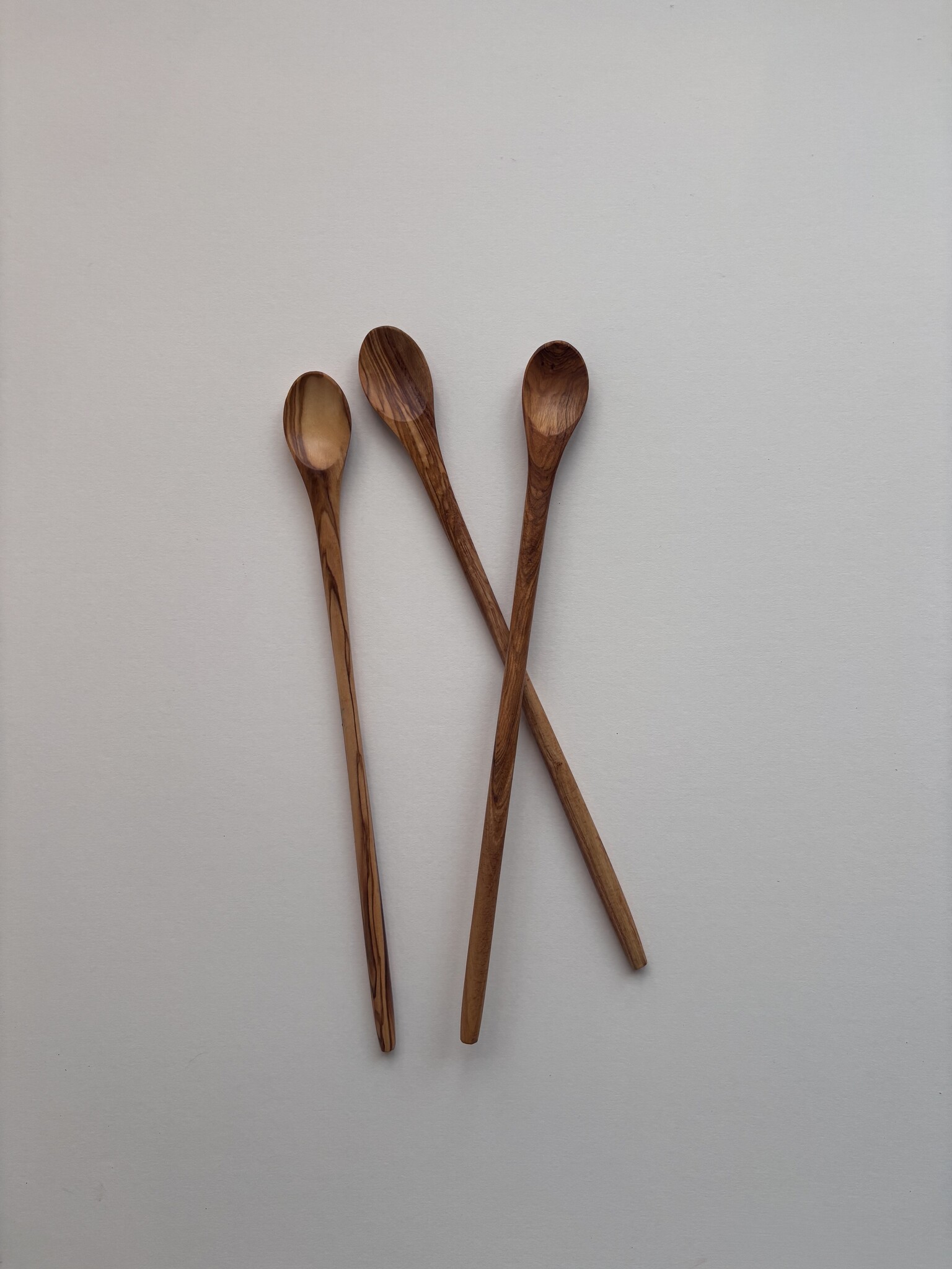 Olivewood Long Skinny Stirring Spoon - 10in