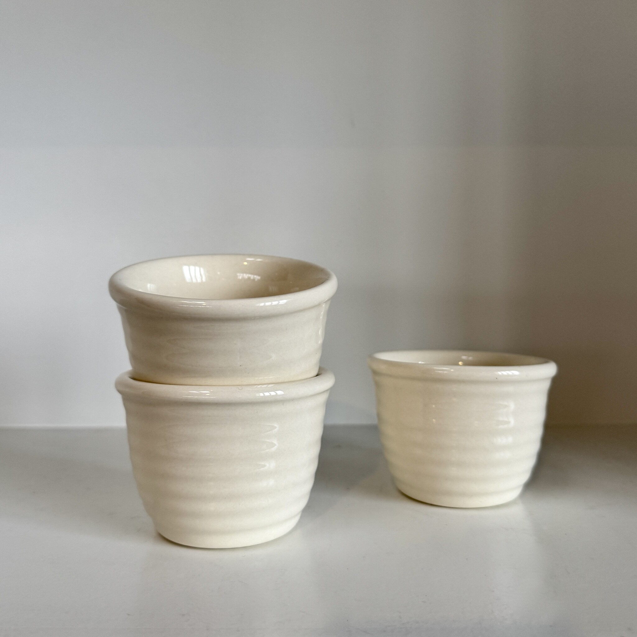 Bauer Classic Custard Cup Gloss White - 5oz