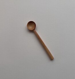Hand Carved Olivewood Sugar Spoon - 5.5"