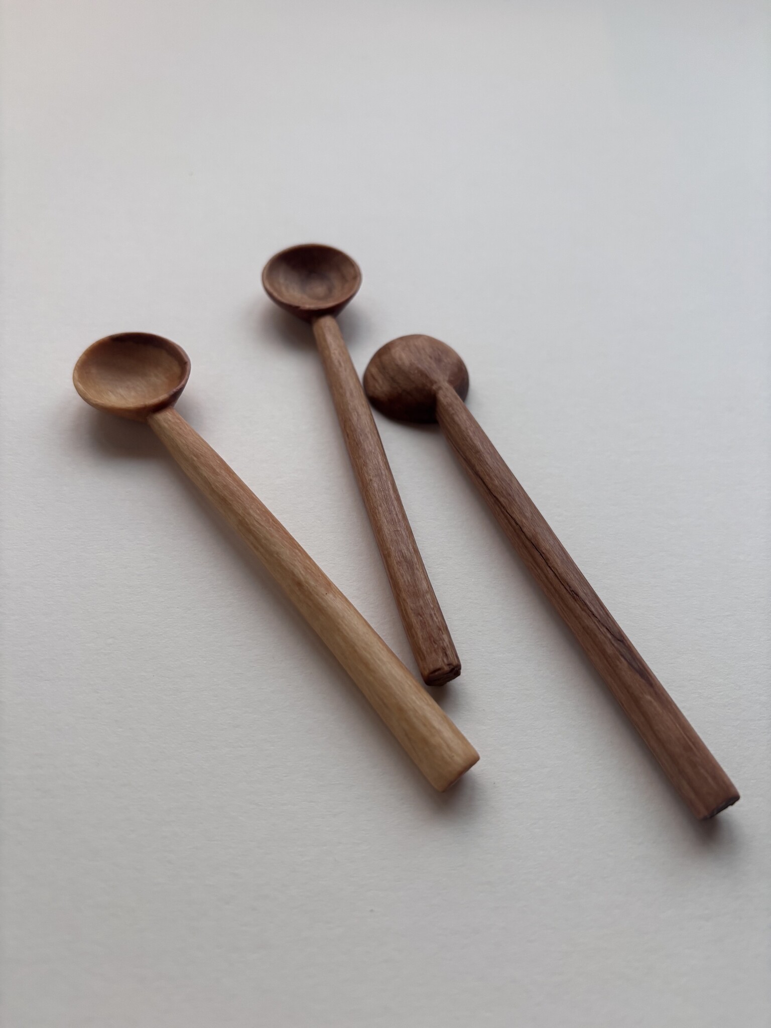 Hand Carved Olivewood Sugar Spoon - 5.5"