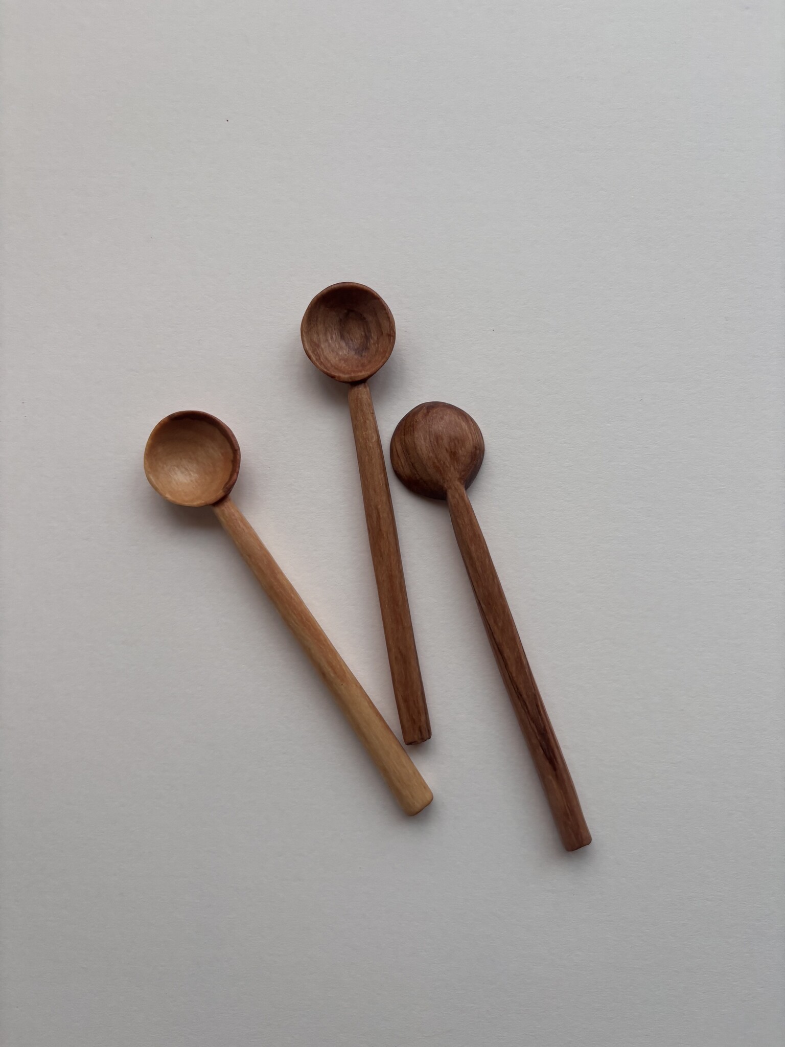 Hand Carved Olivewood Sugar Spoon - 5.5"