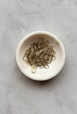 Danish White Marble Bowl - 4" x 1.5"