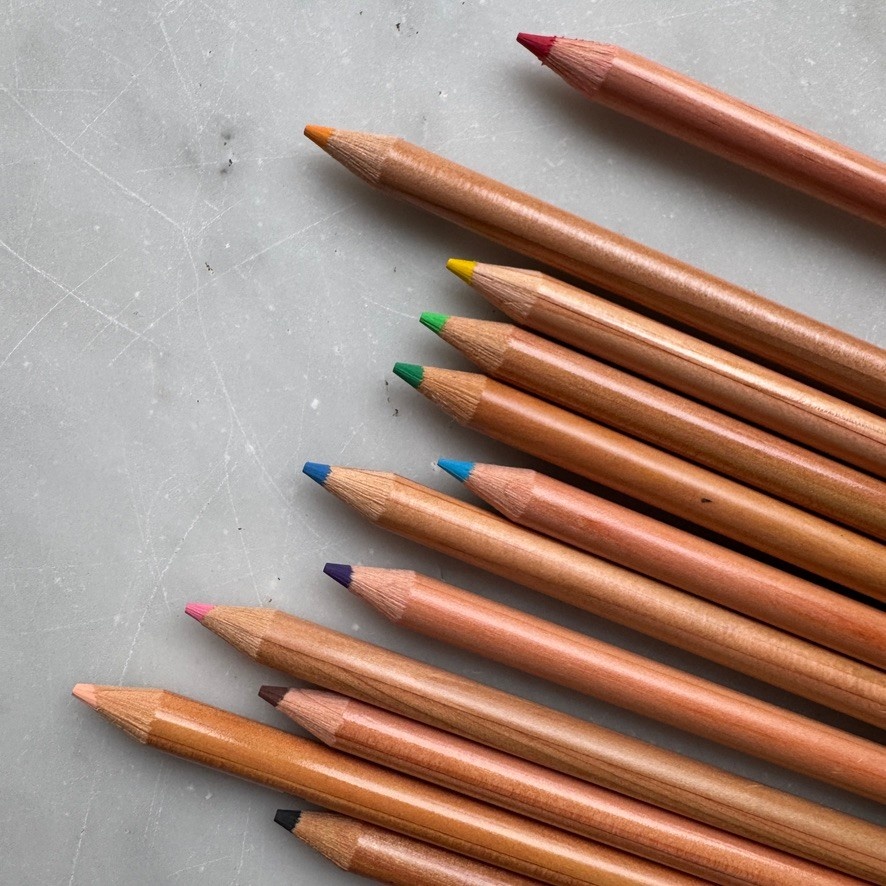 Kita-Bosha Pencils - 12 Rainbow Colors