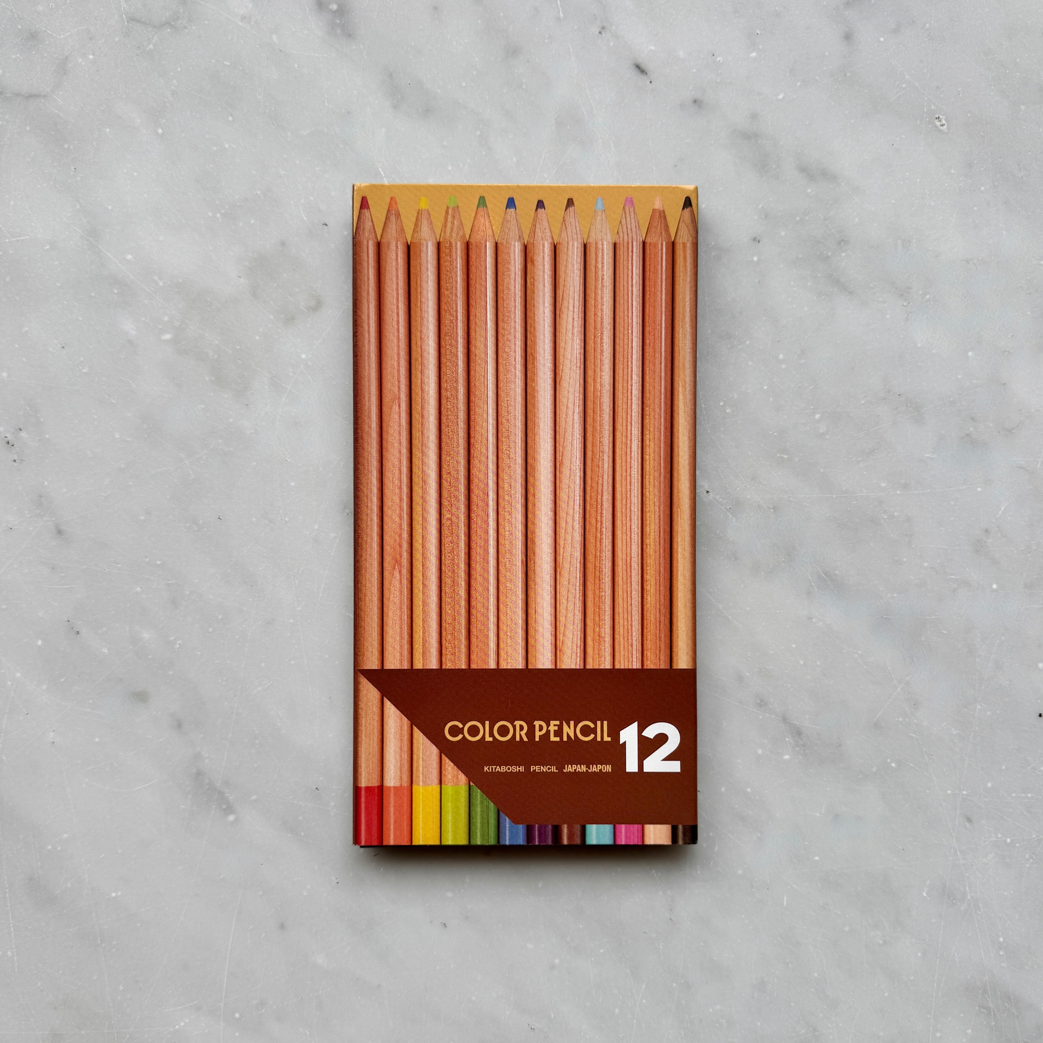 Kita-Bosha Pencils - 12 Rainbow Colors