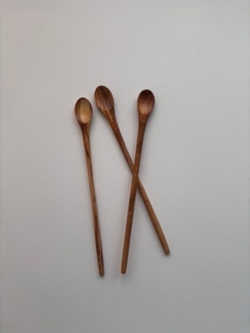 Olivewood Long Skinny Stirring Spoon - 10in