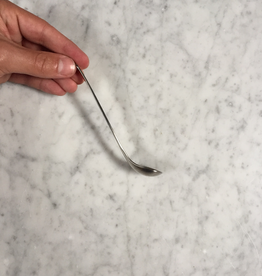 Sori Stainless Curved Sugar Ladle Spoon- 5.25 in.