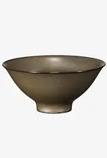 Alongu Alongu Rice Bowl 5.5" Tenmoku Brown
