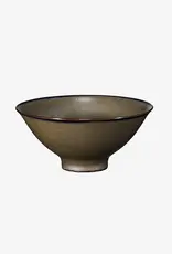 Alongu Alongu Rice Bowl 5" Tenmoku Brown