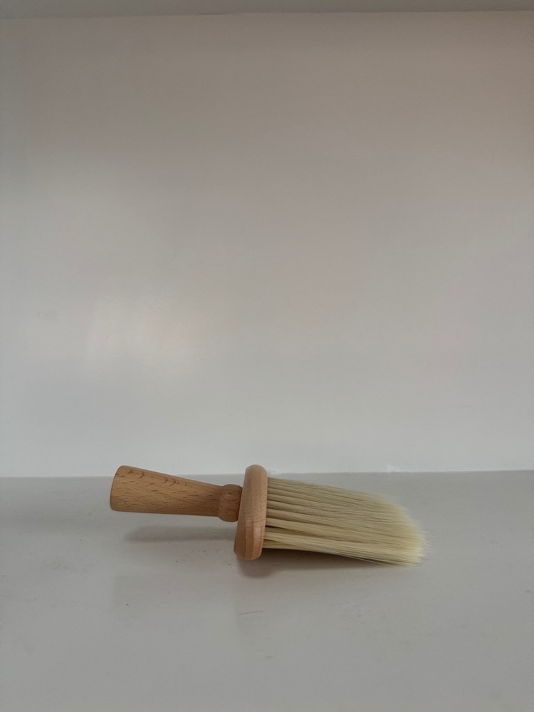 Chunky Wood Paintbrush Style Cleaning Brush - 6in