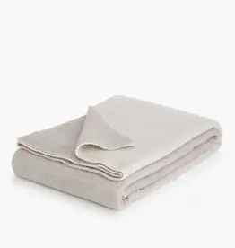 Cashmere + Merino Wool Blanket - Beige Single-  79" x 55"