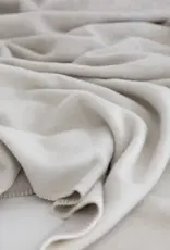 Cashmere + Merino Wool Blanket - Beige Single-  79" x 55"