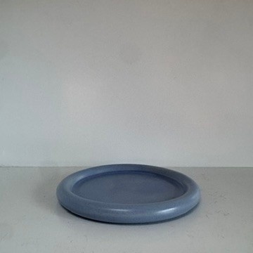 Bad Dogs Studio Bad Dogs Studio Classic Coaster 4"- Cement Blue