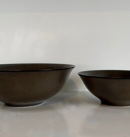 Alongu Alongu Bowl 6" Tenmoku Brown