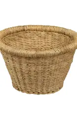 Bolga Baskets Natural Mini Round Cone Grass Bolga Basket - 7"D x 5"H