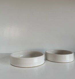 Bad Dogs Studio Bad Dogs Studio Straight and Simple Dish- White 3.5"